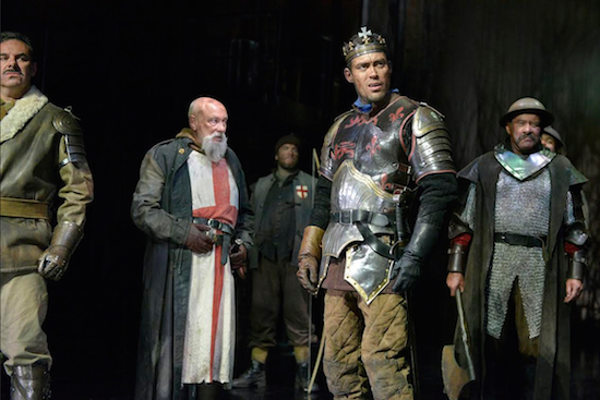 Alex Hassell as Henry V. Photos by Keith Pattison, courtesy of BAM