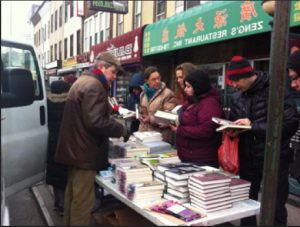 The book distribution is a great way to celebrate Saint Patrick’s Day, according to the Irish Arts Center. Photo courtesy of Irish Arts Center