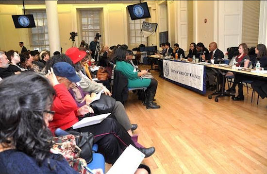 Councilmember Jumaane D. Williams and Brooklyn Borough President Eric Adams co-hosted the first City Council oversight hearing in seven years on Mitchell-Lama housing. Photo courtesy of BP Adams’ office