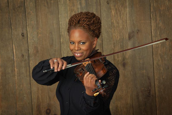 Violinist Regina Carter received a MacArthur Foundation “Genius” Fellowship in 2006. Photo courtesy of Brooklyn Center for the Performing Arts