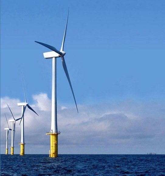 The federal government has designated an offshore area less than 20 miles southeast of Brooklyn to lease to companies operating wind turbines.  Photo courtesy of the Long Island-New York City Offshore Wind Project