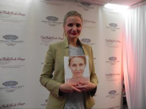 Actress-writer Cameron Diaz had a bestseller with her first book. She has now written her second, “The Longevity Book.” Eagle photos by Paula Katinas
