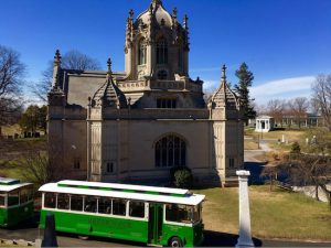 This chapel at Green-Wood Cemetery is now a city landmark. Eagle photo by Lore Croghan
