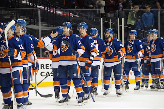 The New York Islanders hope to hoist their sticks through three more rounds of playoffs as they continue pursuit of the team’s first Stanley Cup title since 1983. AP photo