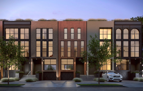 This is the developer's vision for the King & Sullivan Red Hook Townhomes. Image courtesy of Patty LaRocco of Douglas Elliman