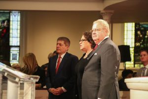 From left: Hon. Andrew Napolitano, U.S. Supreme Court Justice Sonia Sotomayor and Brooklyn Law School President and Dean Nick Allard. Photos by Joe Vericker/PhotoBureau.