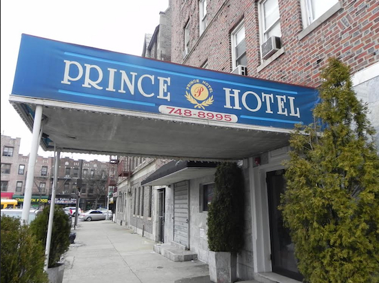 The owner of the notorious Prince Hotel has gone to court to stop the sale of the building. Eagle file photo by Paula Katinas