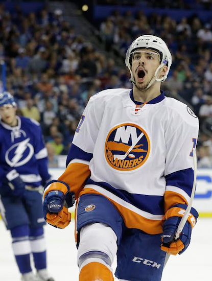Shane Prince and his linemates provided two goals and four assists during Wednesday night’s Game 1 victory in Tampa Bay, giving the Islanders an early series edge on the defending Eastern Conference champion Lightning. AP Photo