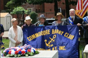 Members of the Commodore Barry Club of Brooklyn hold many events throughout the year to pay tribute to the Father of the U.S. Navy. Photo courtesy of Brian Kassenbrock