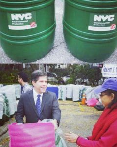 Councilmember Vincent Gentile plans to celebrate the opening of the Bay Ridge Greenmarket by distributing rain barrels. Photos courtesy of Gentile’s office