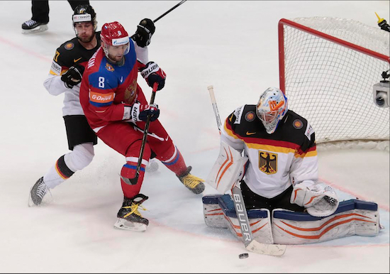 Islanders goalie Thomas Greiss went 3-1 with a 2.50 goals-against average during Team Germany’s run at the recently completed World Hockey Championships in Russia. Next, he will be in net for Team Europe during this summer’s World Cup. AP photo