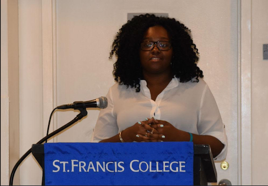 Jameera Blackwell. Photos courtesy of St. Francis College