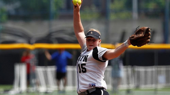 Erynn Sobieski pitched like an ace Saturday afternoon, but it wasn’t enough to help LIU-Brooklyn advance in this past weekend’s NCAA Softball Regionals in Baton Rouge, Louisiana. Photo courtesy of LIU-Brooklyn Athletics