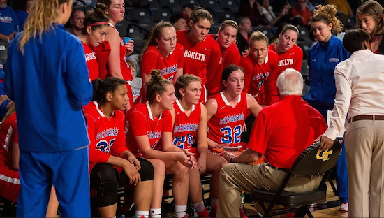 St. Francis Brooklyn head women’s basketball coach John Thurston has not only coached the Terriers to their first-ever NCAA Tournament, but also has them setting a fine example on and off the hardwood. Photo courtesy of SFC Brooklyn Athletics