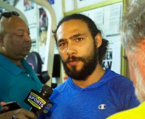 WBA welterweight champion Keith “One Shot” Thurman hopes to defend his title for the sixth time June 25 at Downtown’s Barclays Center in the first primetime bout televised on CBS since Muhammad Ali’s victory over Leon Spinks back in 1978. Photo courtesy of Eric Walker/Premier Boxing Champions