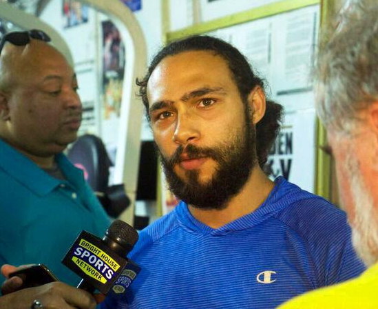 WBA welterweight champion Keith “One Shot” Thurman hopes to defend his title for the sixth time June 25 at Downtown’s Barclays Center in the first primetime bout televised on CBS since Muhammad Ali’s victory over Leon Spinks back in 1978. Photo courtesy of Eric Walker/Premier Boxing Champions