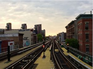 Developers may become more interested in building along Bushwick's J, Z and M lines (seen here) when L train service is curtailed. Eagle photos by Lore Croghan
