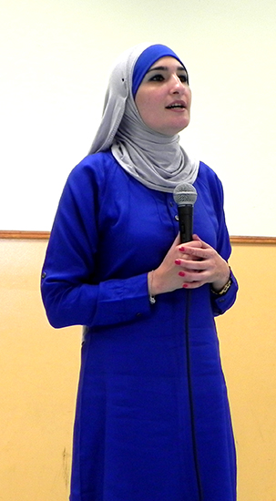 Bay Ridge Arab-American leader Linda Sarsour expressed solidarity with the LGBTQ community.