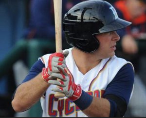 Cyclones second baseman Nick Sergakis grounded out with the tying run on base in the top of the ninth inning Wednesday night in Connecticut, leaving the Baby Bums with a 2-4 record after six games. Photo courtesy of Brooklyn Cyclones