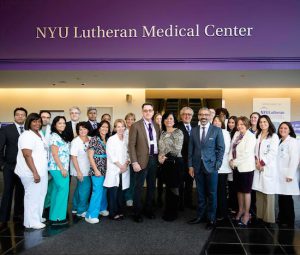Members of the hospital’s Stroke Team won praise for their treatment of patients. Photos courtesy of NYU Lutheran Medical Center