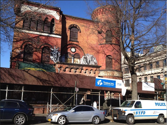 The old 68th Precinct station house on Fourth Avenue would be torn down to make way for a school under a plan being considered by the New York City School Construction Authority. Eagle file photo by Lore Croghan