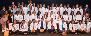 St. Francis College recently honored dozens of undergraduate nursing students. Photo courtesy of St. Francis College