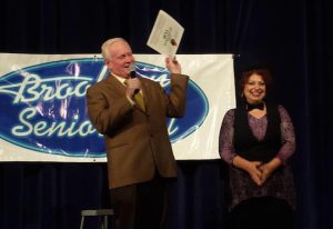 Contest sponsor State Sen. Marty Golden congratulates the 2015 winner, Victoria Keller. Photo courtesy of Golden’s office
