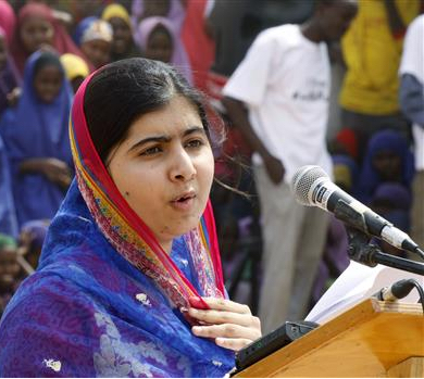 Malala celebrates her birthday today. AP photo