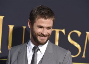 Actor Chris Hemsworth celebreates his birthday today. Photo by Jordan Strauss/Invision/AP