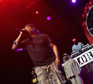 Chuck D of the band Public Enemy perform at the O2 Arena in London on June 16. Photo by Mark Allan/Invision/AP