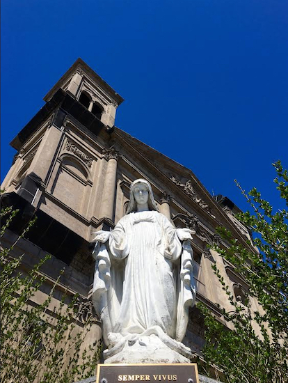 This is Our Lady of Loreto, which Catholic Charities Brooklyn and Queens plans to demolish. Eagle photos by Lore Croghan