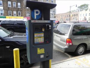 A new petition is calling on the city to offer residents alternative sites for free parking in areas where new parking meters are being installed. Eagle file photo by Paula Katinas