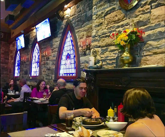 There are ever so many dining options in Bay Ridge, among them the Wicked Monk, an Irish pub on Third Avenue. Eagle photos by Lore Croghan