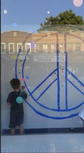 The community art project has inspired children to get involved, according to Leigh Holliday Brannan, co-owner of The Art Room. Photos courtesy of Justin Brannan