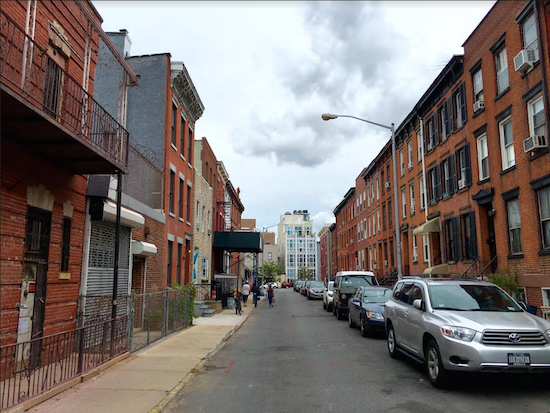 Welcome to Fillmore Place, an intriguing block-long Williamsburg street. Eagle photos by Lore Croghan