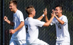 Fueled by Brooklyn native and Xaverian High School product Giuseppe Barone’s clutch goal, the defending NEC champion Blackbirds got their first win of the new season last Sunday at Army.