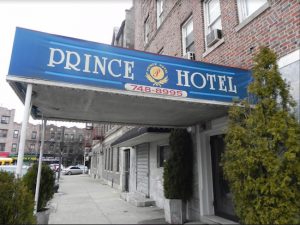 Bay Ridge residents are waiting to hear what a judge will say about the future of the infamous Prince Hotel. Eagle file photo by Paula Katinas