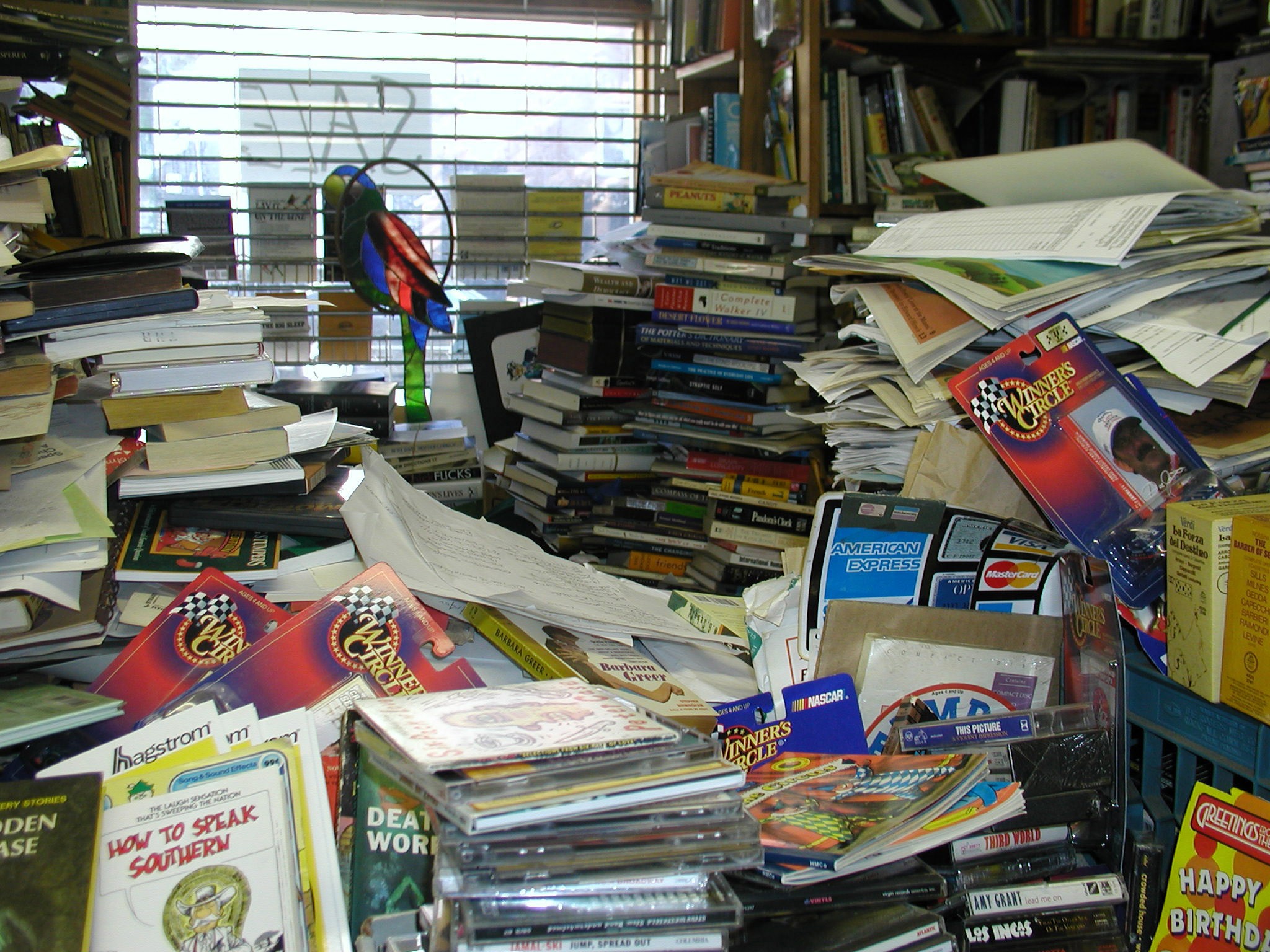 Books and other novelties on display.  Eagle file photo