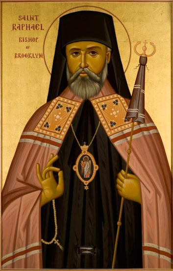 Icon of St. Raphael of Brooklyn Image courtesy of the Antiochian Orthodox Christian Archdiocese of North America