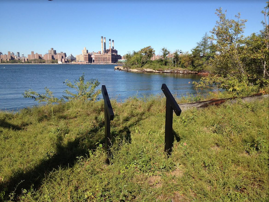 Greenpoint’s USS Monitor Trail Marker has been stolen. Photos courtesy of the Greenpoint Monitor Museum