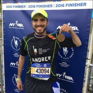 Andrew Gounardes finished his first New York City Marathon in 4 hours and 18 minutes. Photo courtesy of Gounardes