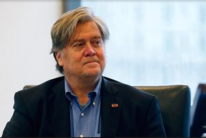 Democrats are pushing for the ouster of Stephen Bannon, even before the Trump Administration begins. AP Photo/Gerald Herbert