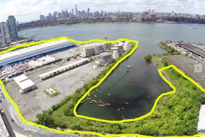 The city had finally reached a deal to acquire the 11-acre CitiStorage site on the Williamsburg waterfront, allowing it to complete the long-promised Bushwick Inlet Park. Courtesy of NYC Park Department