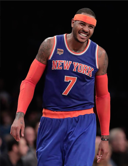 Knicks superstar Carmelo Anthony. AP Photo/Julie Jacobson