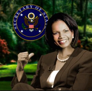 Condoleezza Rice celebrates her birthday today. Photos stylized by August Gibbs