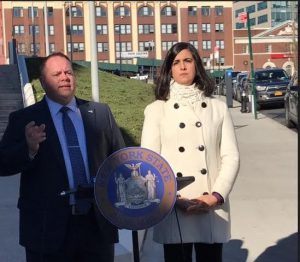 Assemblymembers Ron Castorina and Nicole Malliotakis are looking forward to their day in court. Photo courtesy of Malliotakis’ office