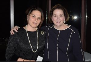The Inn of Court held its annual holiday party at Giando on the Water in Williamsburg on Tuesday night where it hosted a dinner and toasted to the upcoming holidays. Pictured is Lucy DiSalvo with Inns President Hon. Miriam Cyrulnik. Photos by Rob Abruzzese