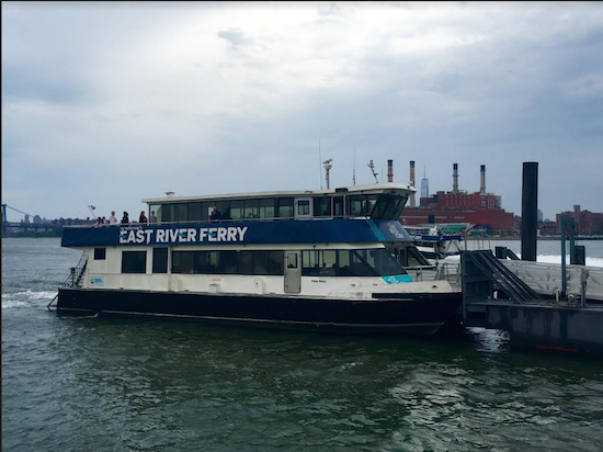 The East River Ferry at its Greenpoint Dock. Eagle file photo by Lore Croghan