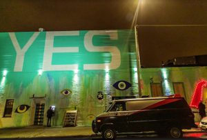 The exterior of House of Yes. Photo by Sasha B Photo