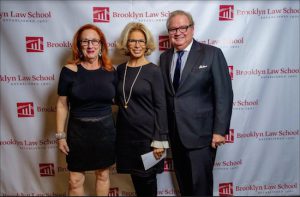 Chief Judge Janet DiFiore (center) was honored at Brooklyn Law School by the Italian American Law Students Association last week. Also pictured are BLS Dean Nicholas Allard and his wife Marla Allard. Photos courtesy of Brooklyn Law School